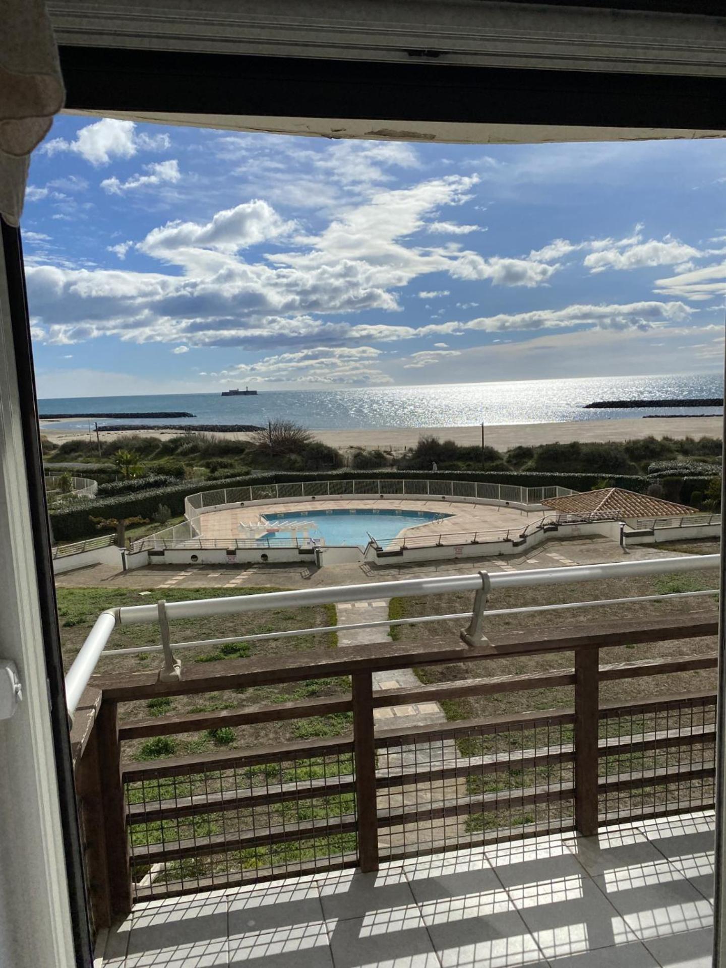 Appartement Vue Mer Le Sunset Agde Exterior foto